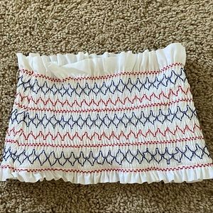 Red White and Blue bikini top size medium